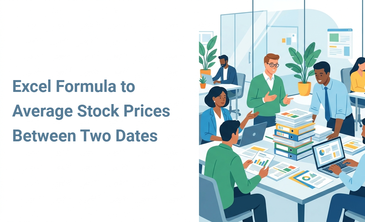 Excel Formula to Average Stock Prices Between Two Dates