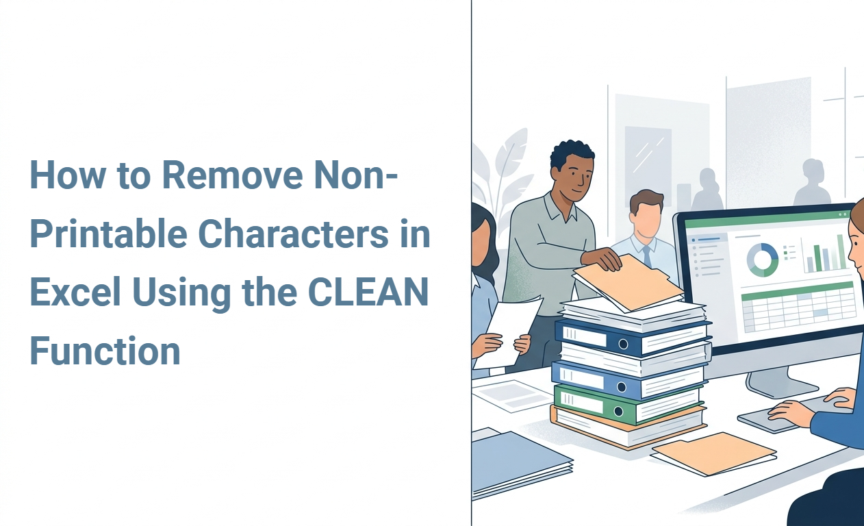 How to Remove Non-Printable Characters in Excel Using the CLEAN Function