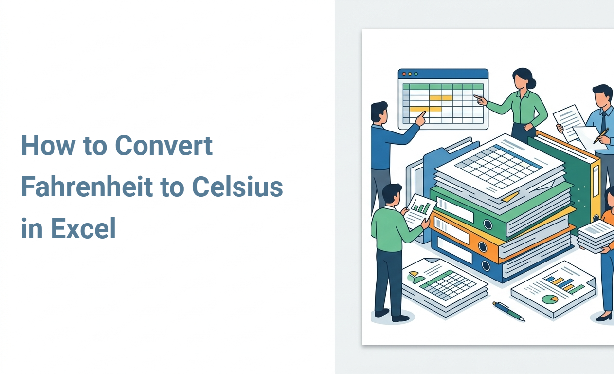 How to Convert Fahrenheit to Celsius in Excel