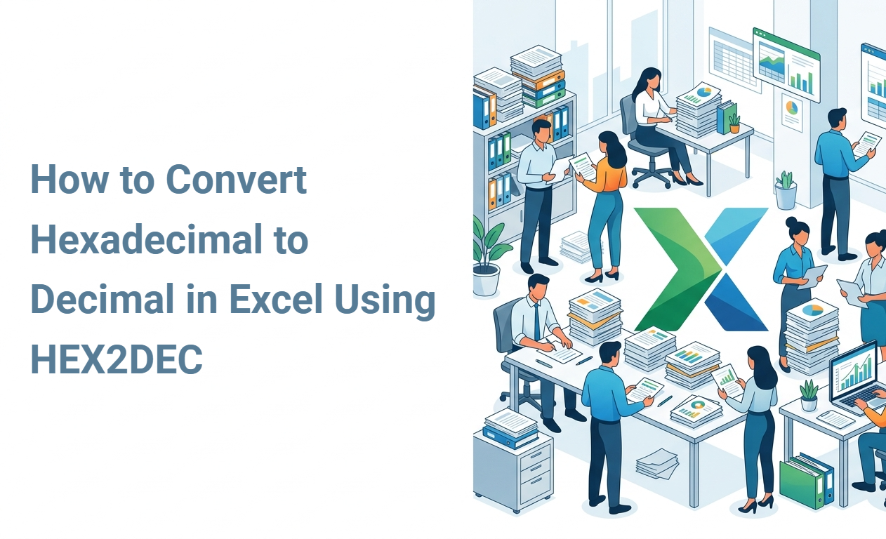 How to Convert Hexadecimal to Decimal in Excel Using HEX2DEC