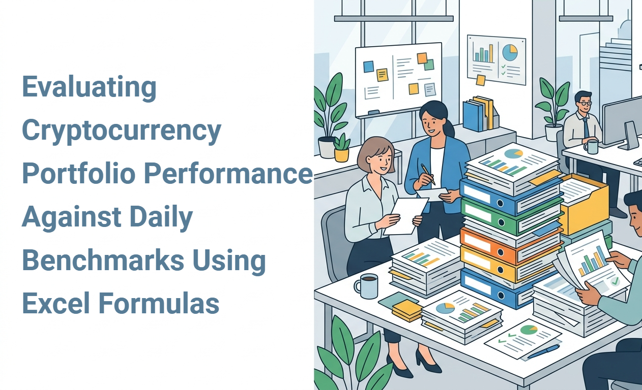 Evaluating Cryptocurrency Portfolio Performance Against Daily Benchmarks Using Excel Formulas