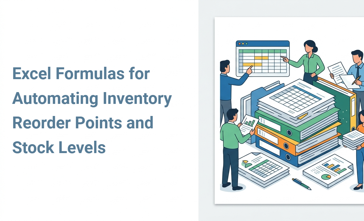 Excel Formulas for Automating Inventory Reorder Points and Stock Levels