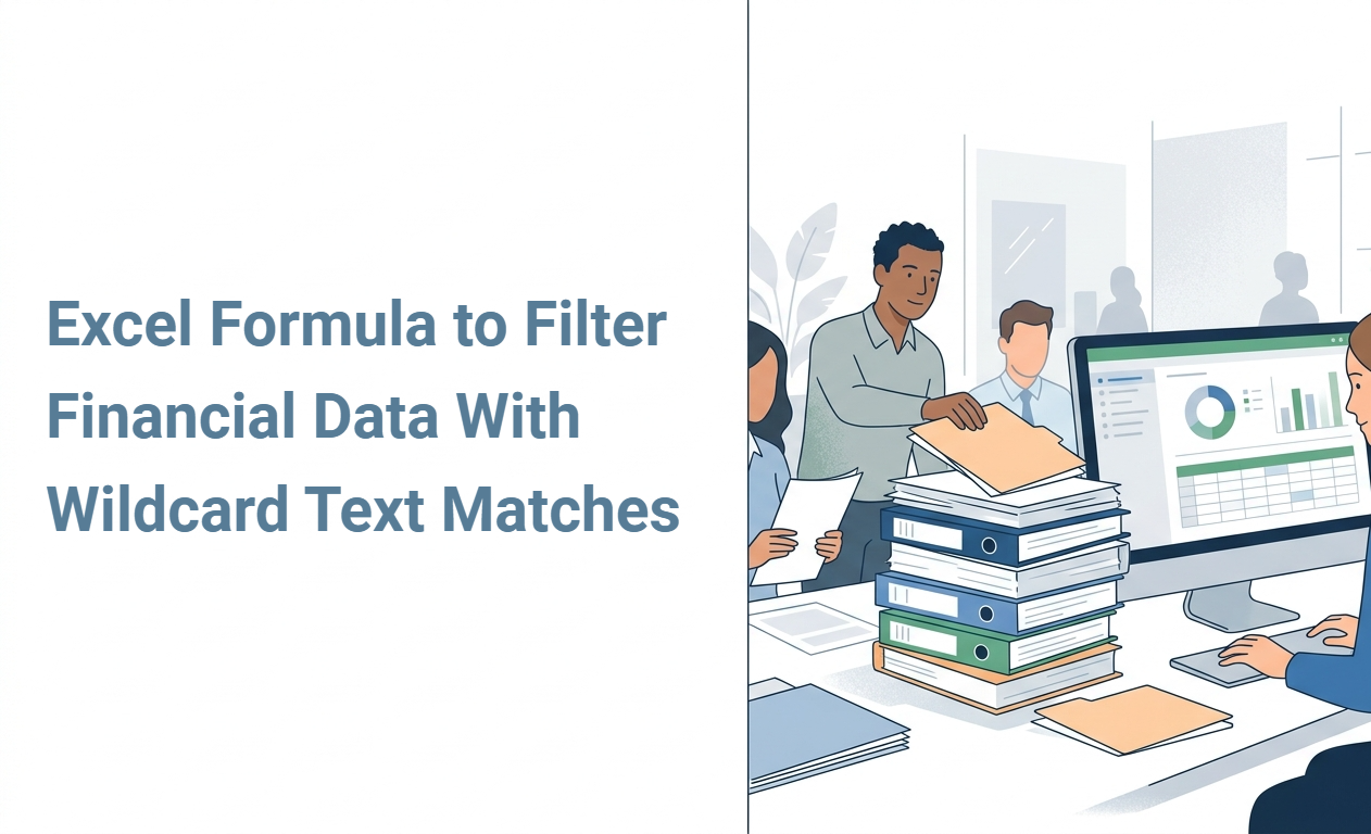 Excel Formula to Filter Financial Data With Wildcard Text Matches