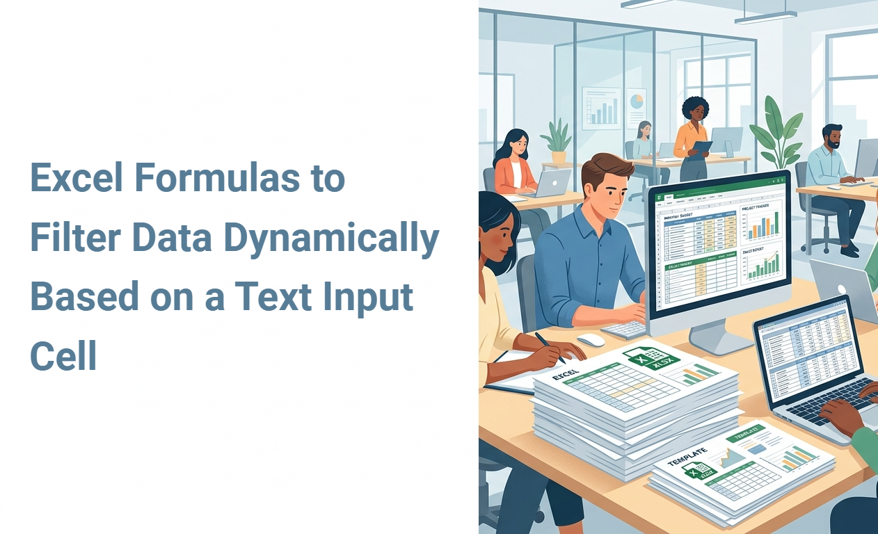 Excel Formulas to Filter Data Dynamically Based on a Text Input Cell