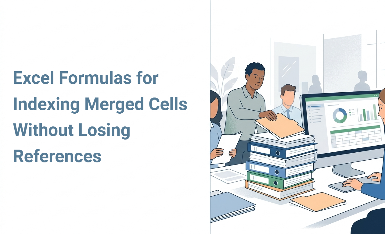 Excel Formulas for Indexing Merged Cells Without Losing References