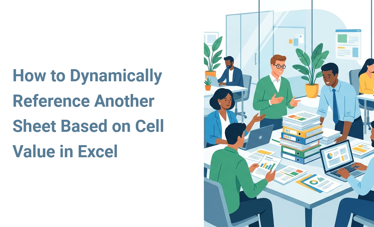 How to Dynamically Reference Another Sheet Based on Cell Value in Excel