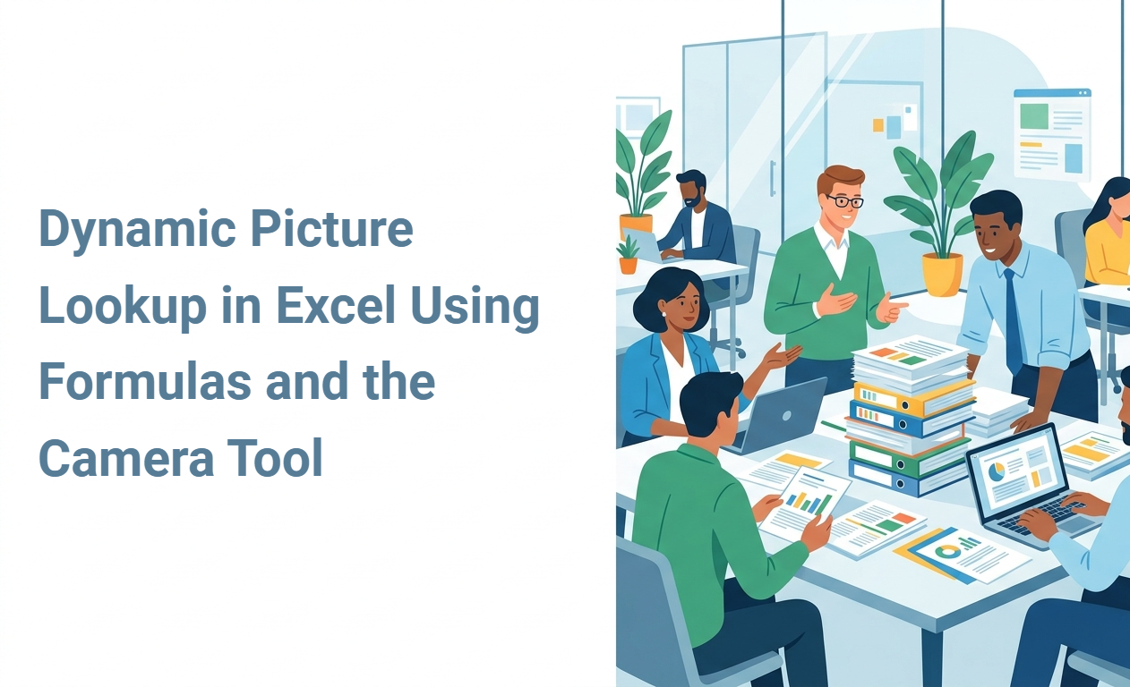 Dynamic Picture Lookup in Excel Using Formulas and the Camera Tool