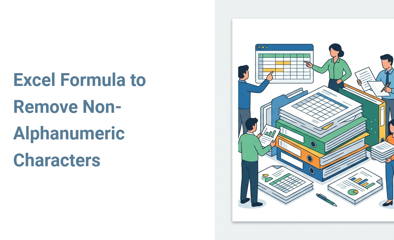 Excel Formula to Remove Non-Alphanumeric Characters