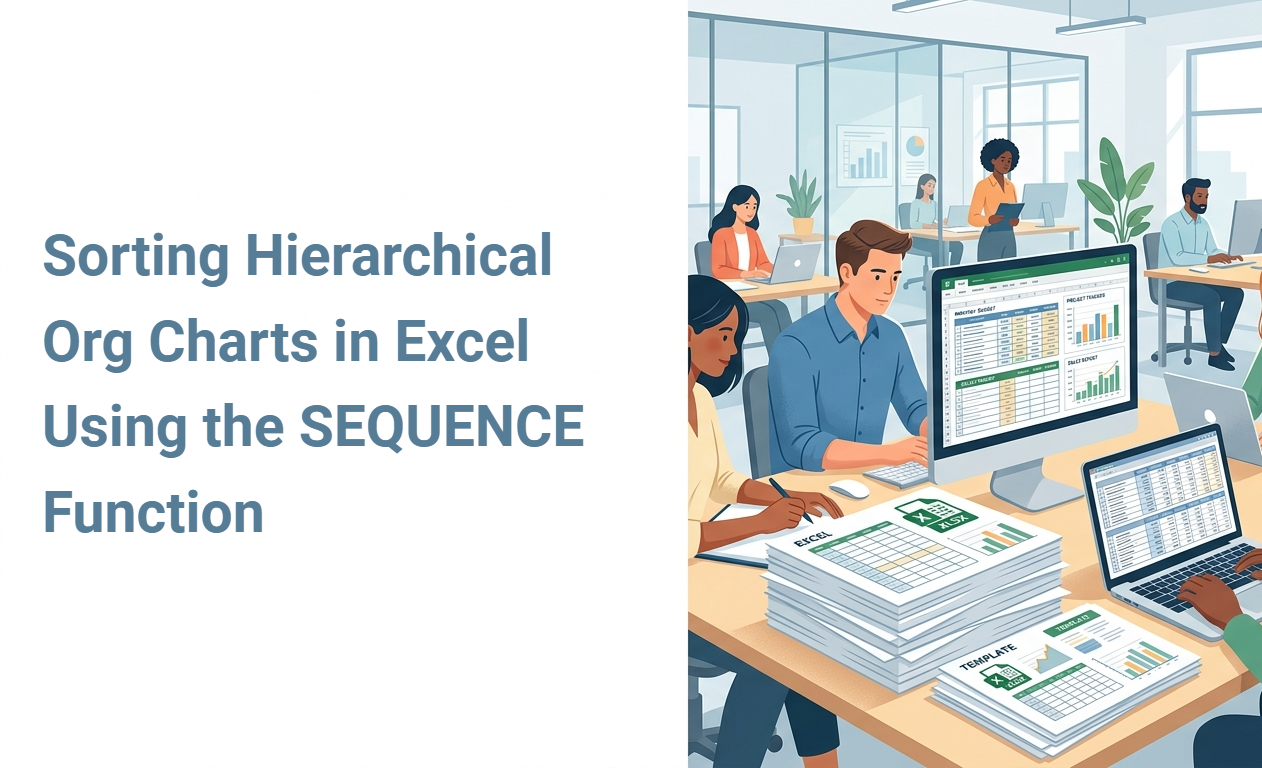 Sorting Hierarchical Org Charts in Excel Using the SEQUENCE Function