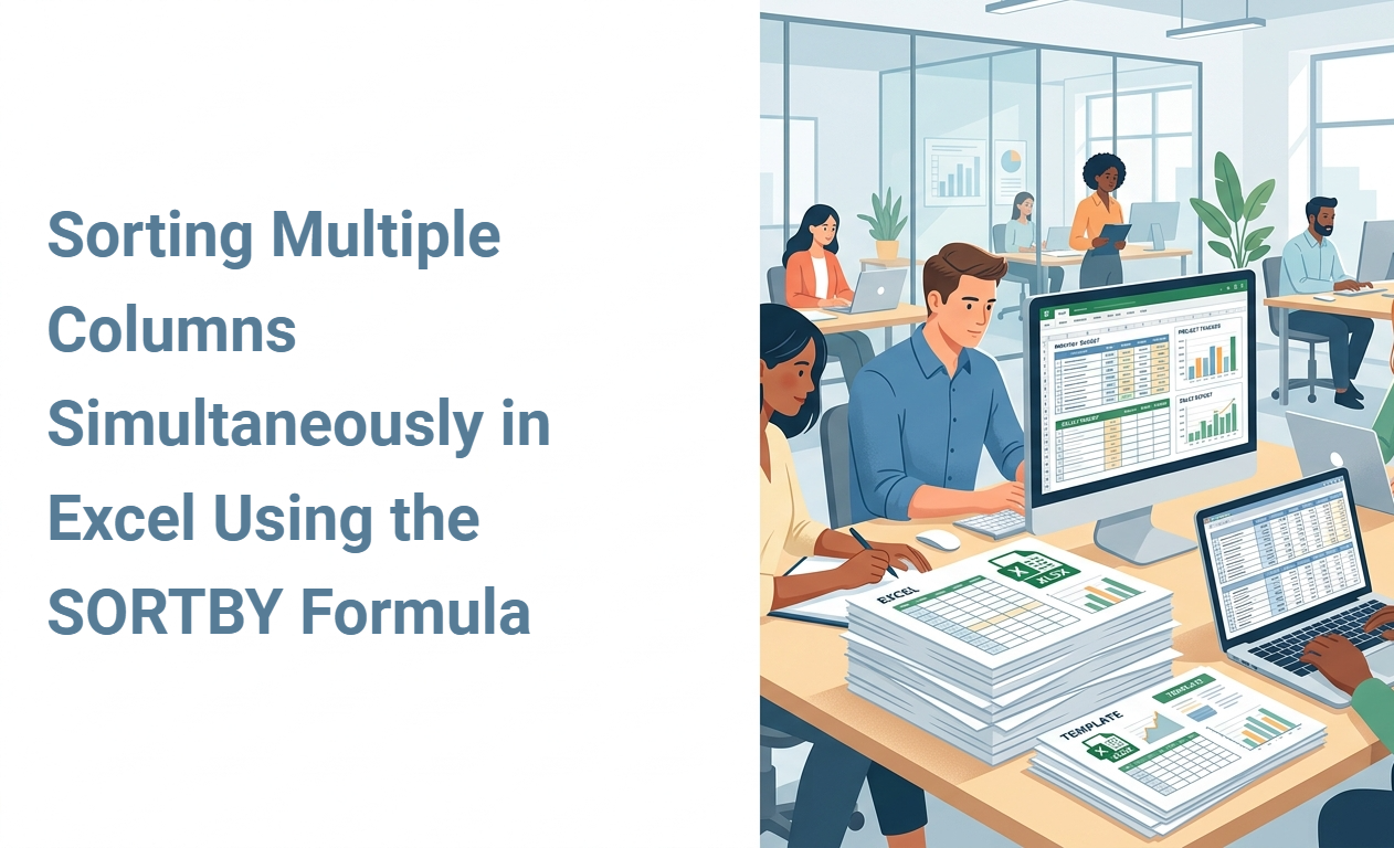 Sorting Multiple Columns Simultaneously in Excel Using the SORTBY Formula