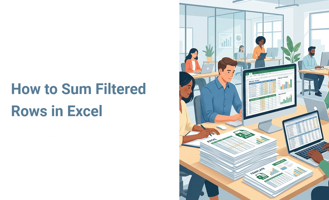 How to Sum Filtered Rows in Excel