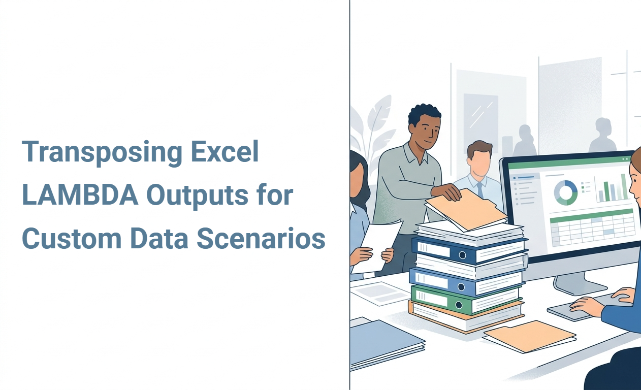 Transposing Excel LAMBDA Outputs for Custom Data Scenarios