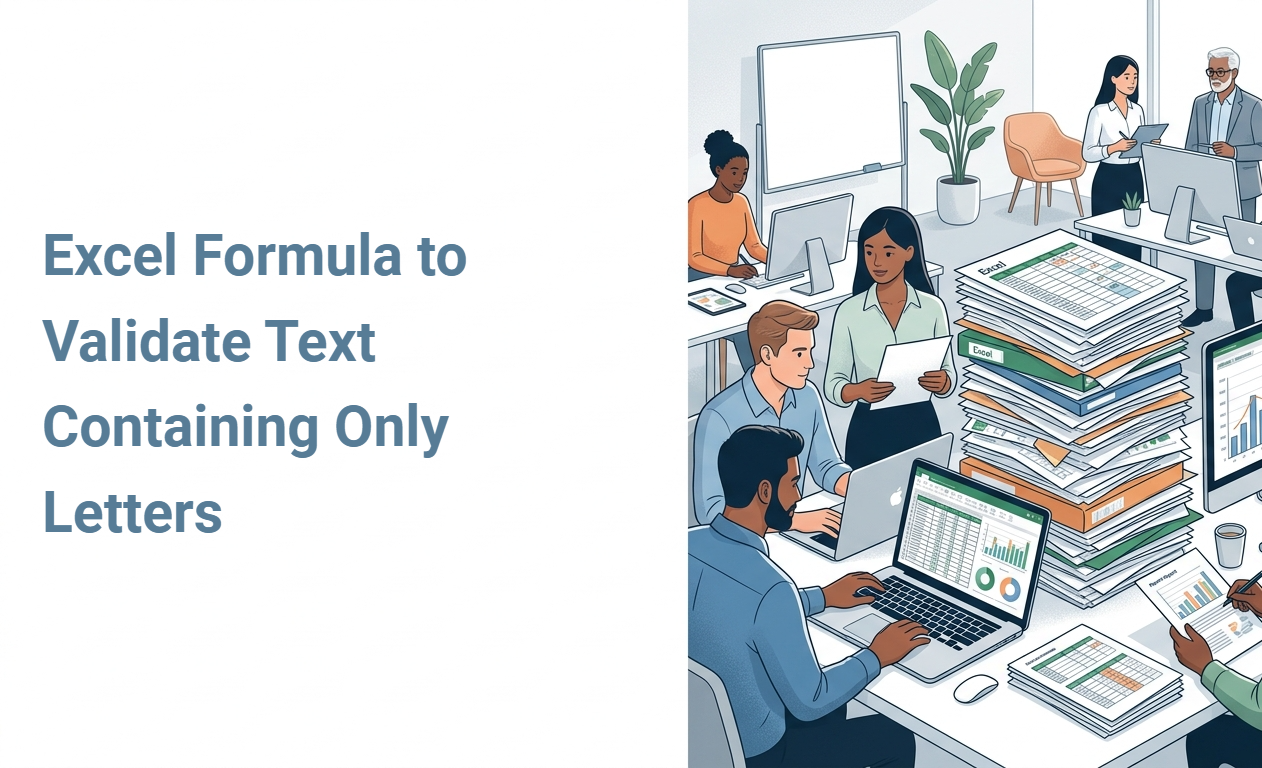 Excel Formula to Validate Text Containing Only Letters