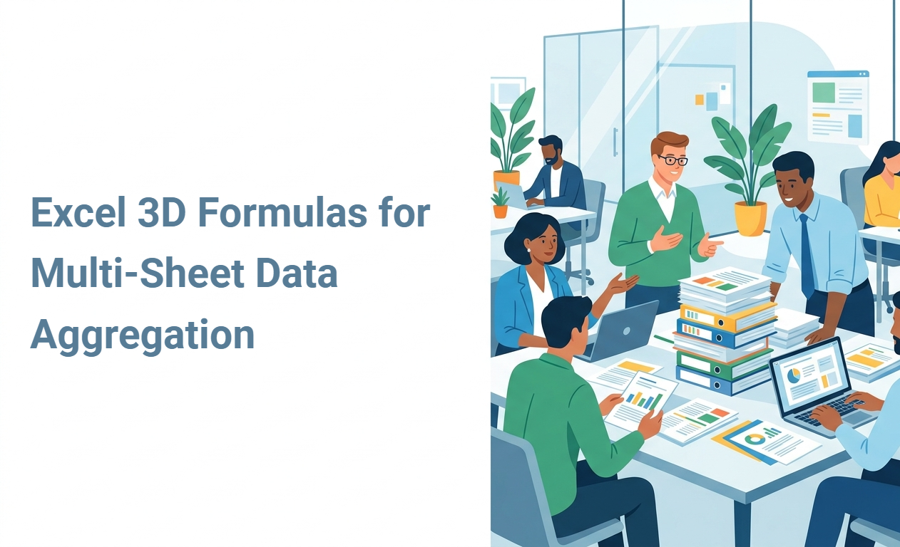 Excel 3D Formulas for Multi-Sheet Data Aggregation