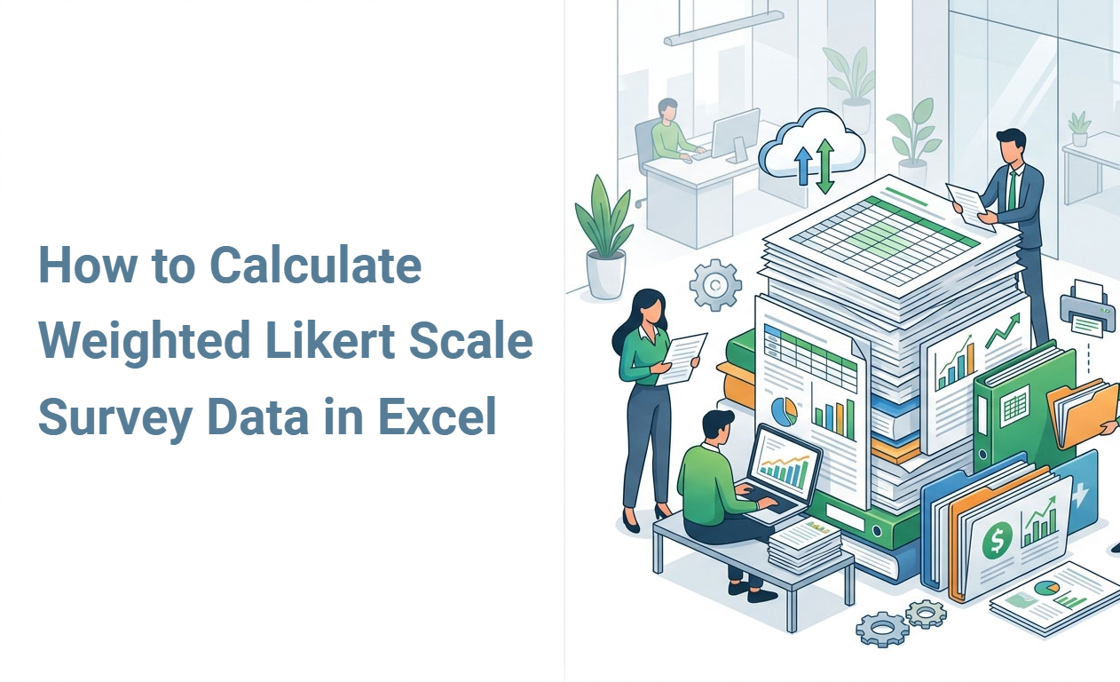How to Calculate Weighted Likert Scale Survey Data in Excel