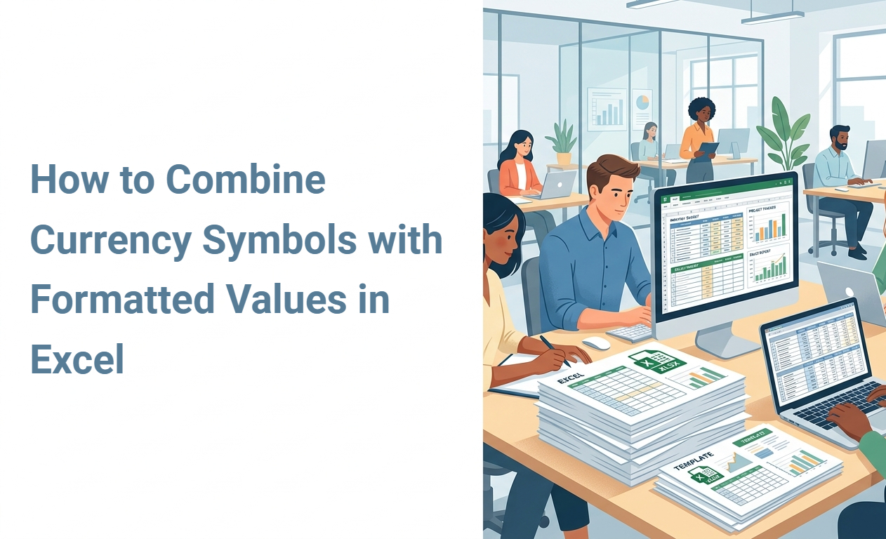 How to Combine Currency Symbols with Formatted Values in Excel