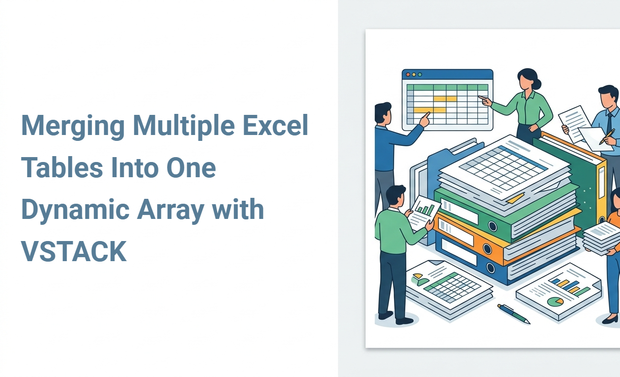 Merging Multiple Excel Tables Into One Dynamic Array with VSTACK