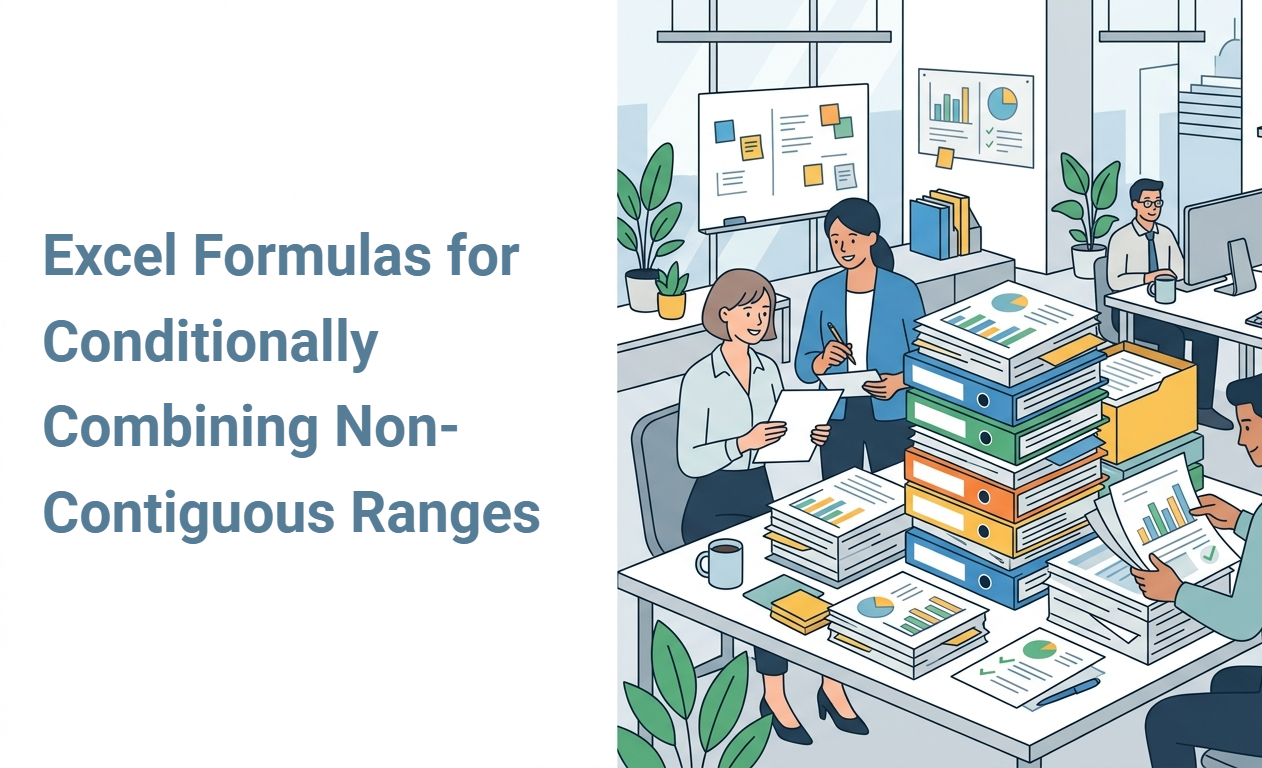 Excel Formulas for Conditionally Combining Non-Contiguous Ranges