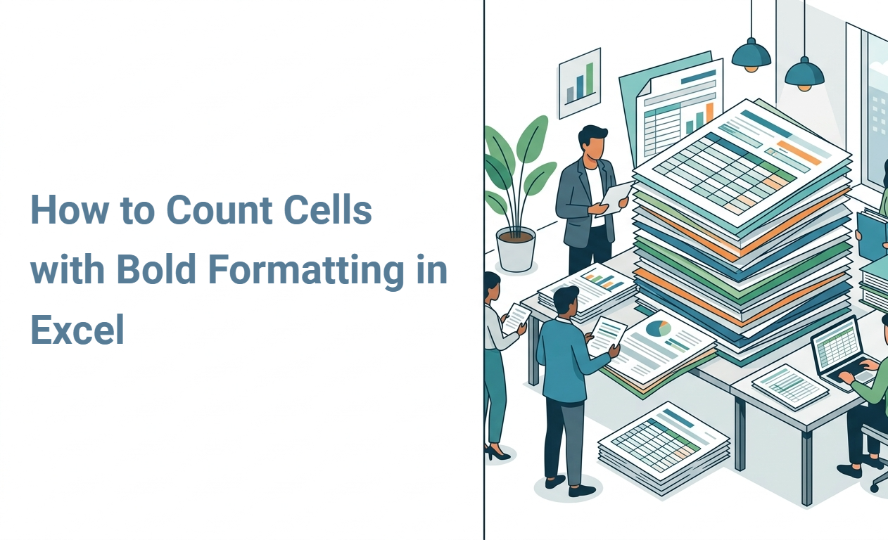 How to Count Cells with Bold Formatting in Excel