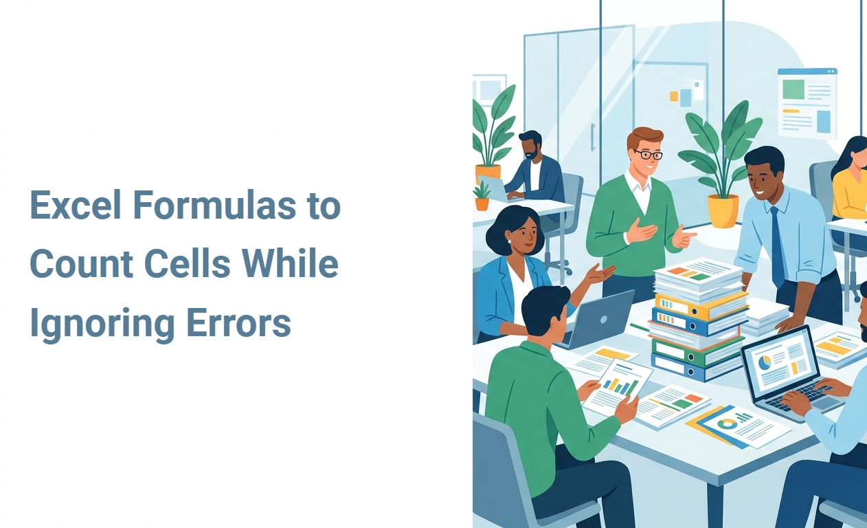 Excel Formulas to Count Cells While Ignoring Errors