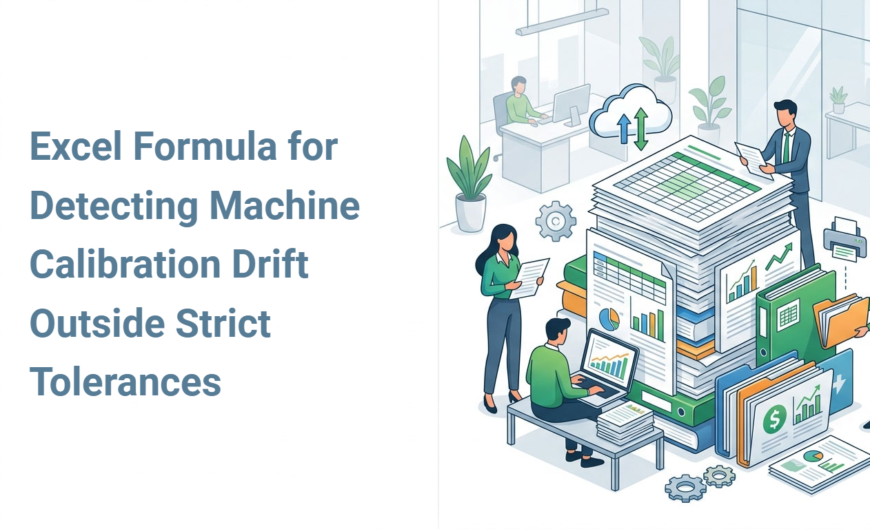Excel Formula for Detecting Machine Calibration Drift Outside Strict Tolerances