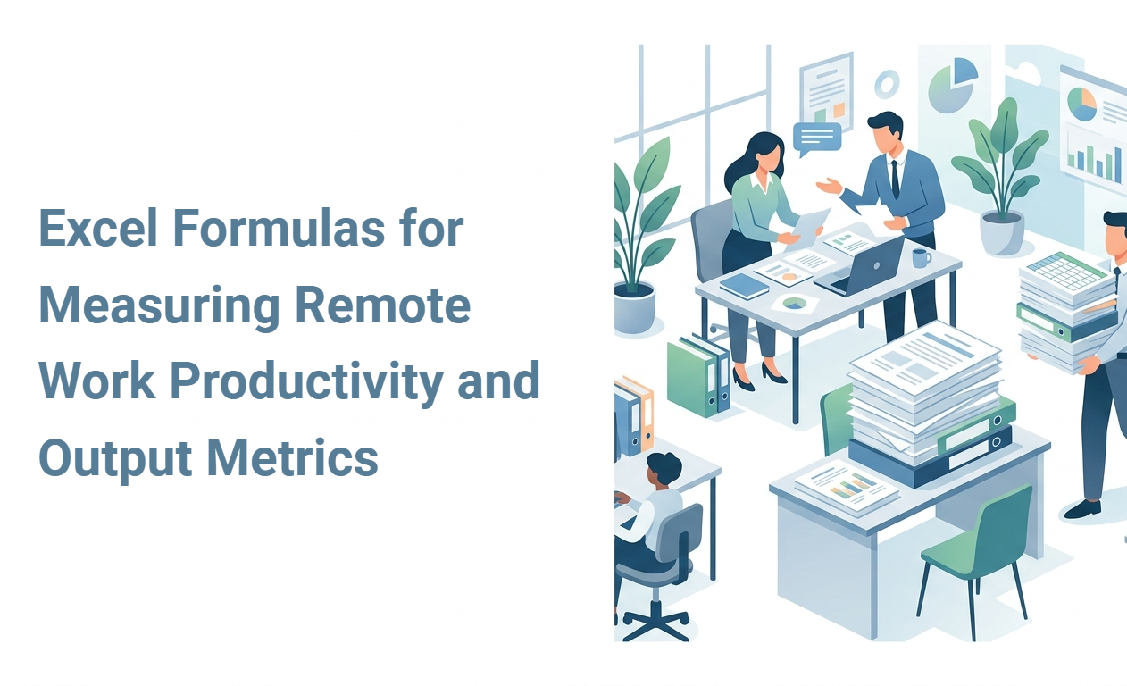 Excel Formulas for Measuring Remote Work Productivity and Output Metrics
