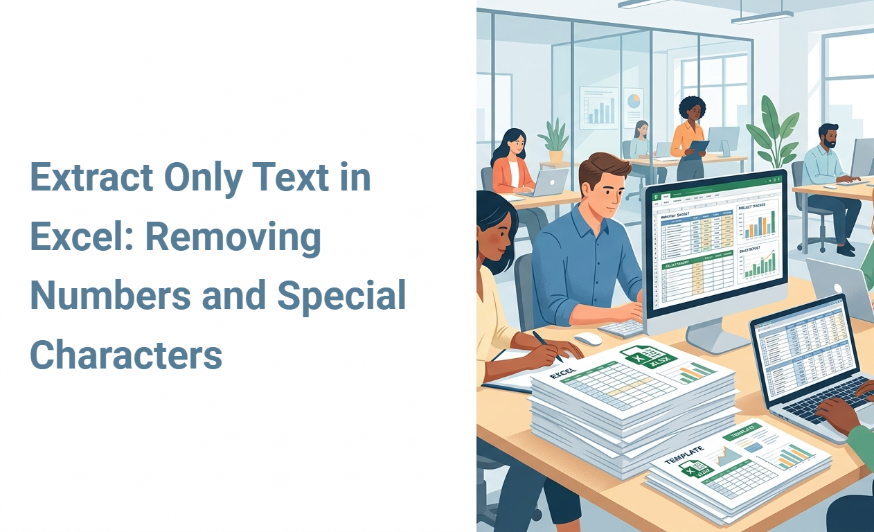 Extract Only Text in Excel: Removing Numbers and Special Characters