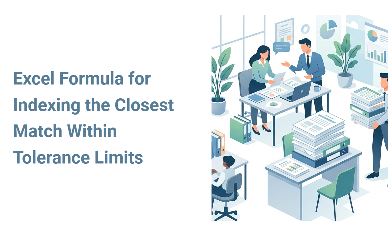 Excel Formula for Indexing the Closest Match Within Tolerance Limits