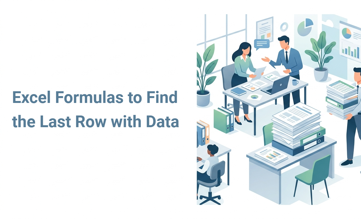 Excel Formulas to Find the Last Row with Data