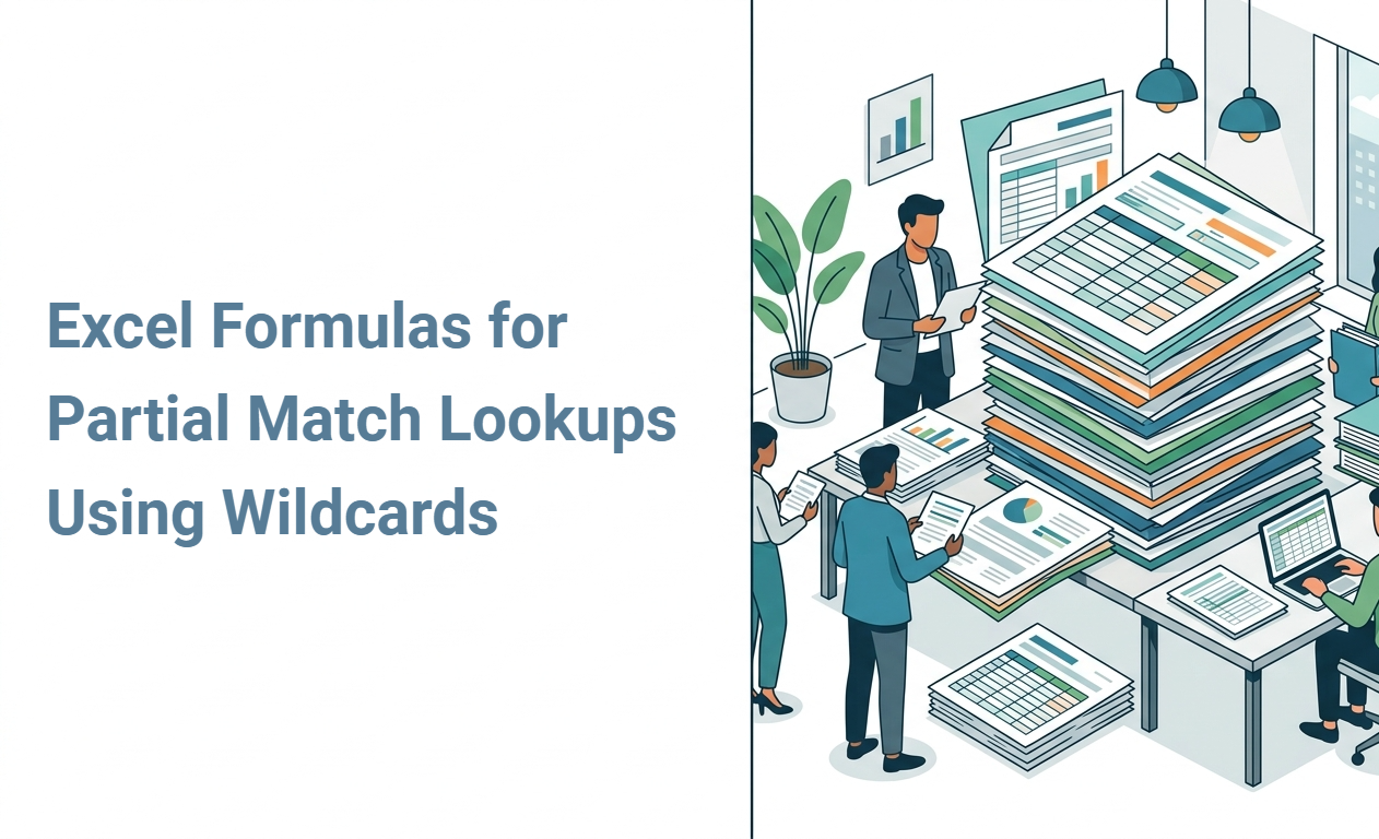 Excel Formulas for Partial Match Lookups Using Wildcards