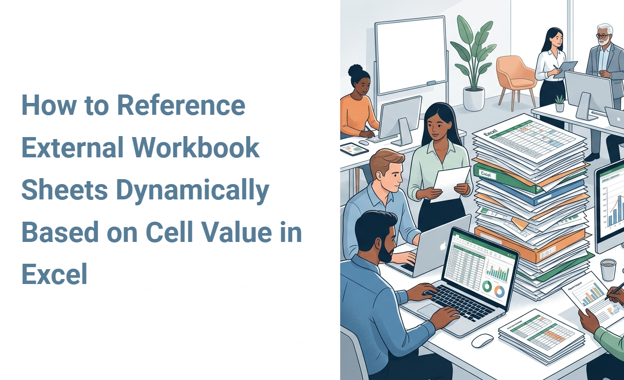 How to Reference External Workbook Sheets Dynamically Based on Cell Value in Excel