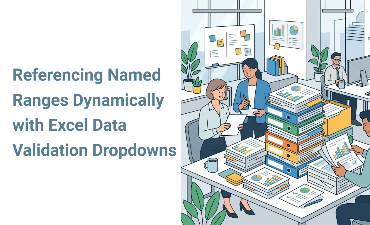 Referencing Named Ranges Dynamically with Excel Data Validation Dropdowns
