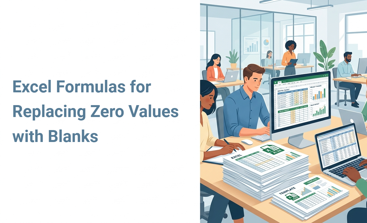 Excel Formulas for Replacing Zero Values with Blanks