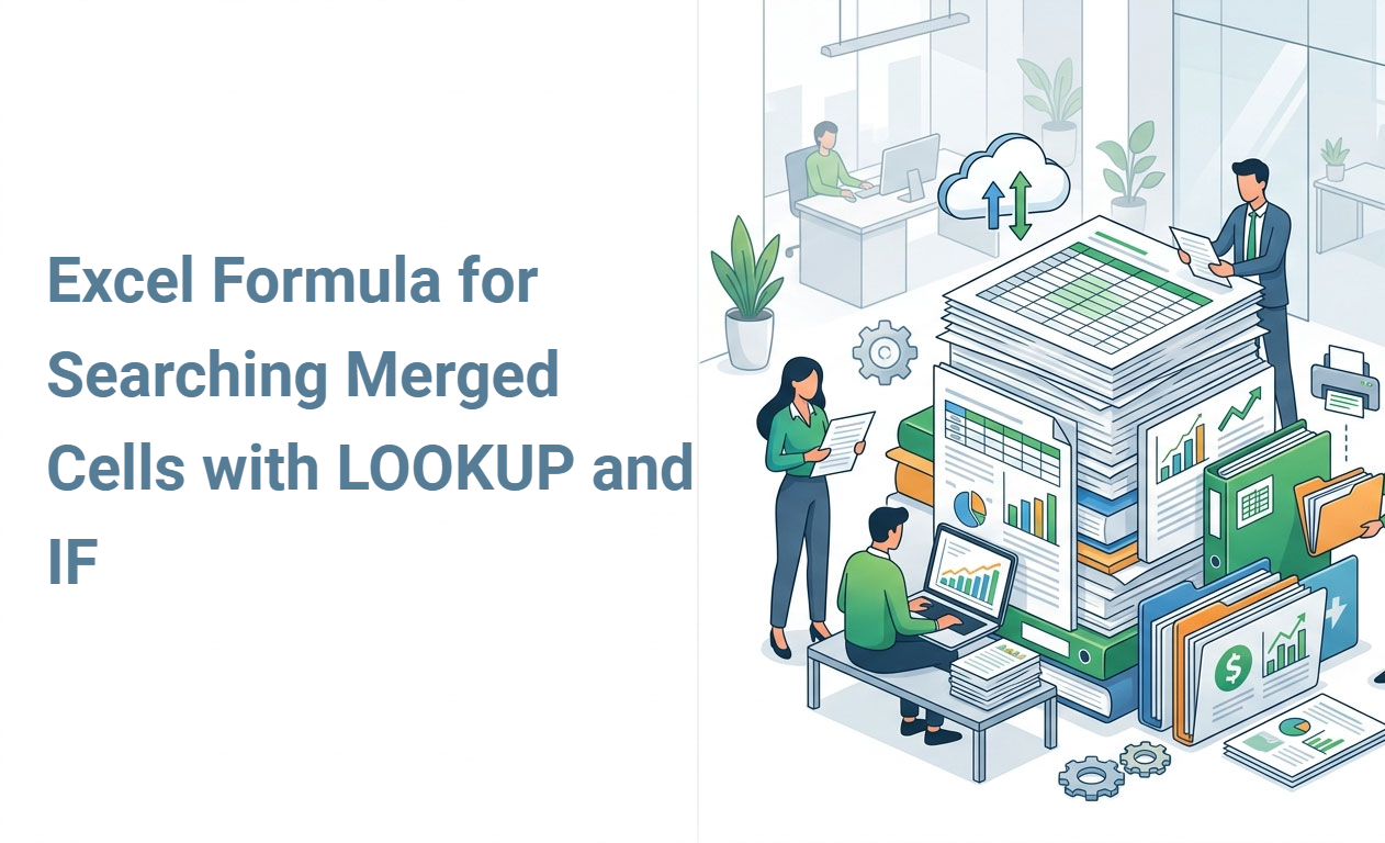 Excel Formula for Searching Merged Cells with LOOKUP and IF