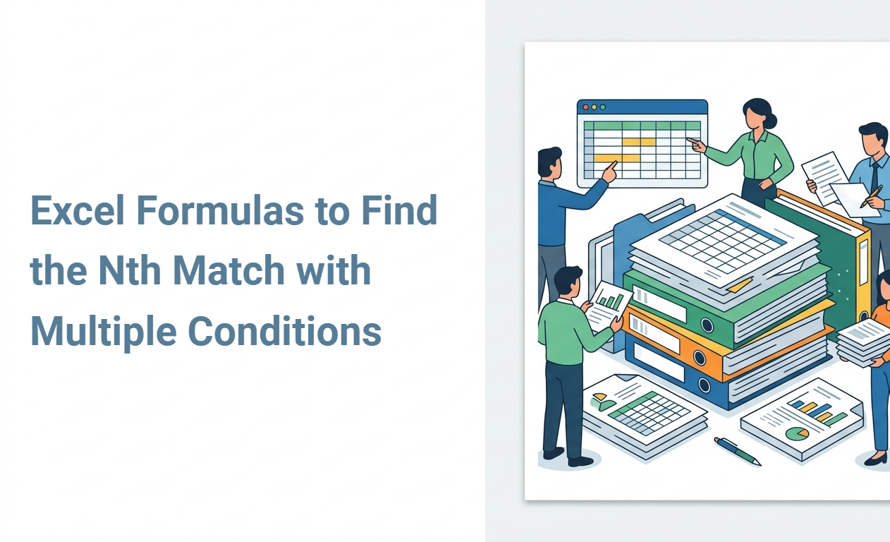 Excel Formulas to Find the Nth Match with Multiple Conditions