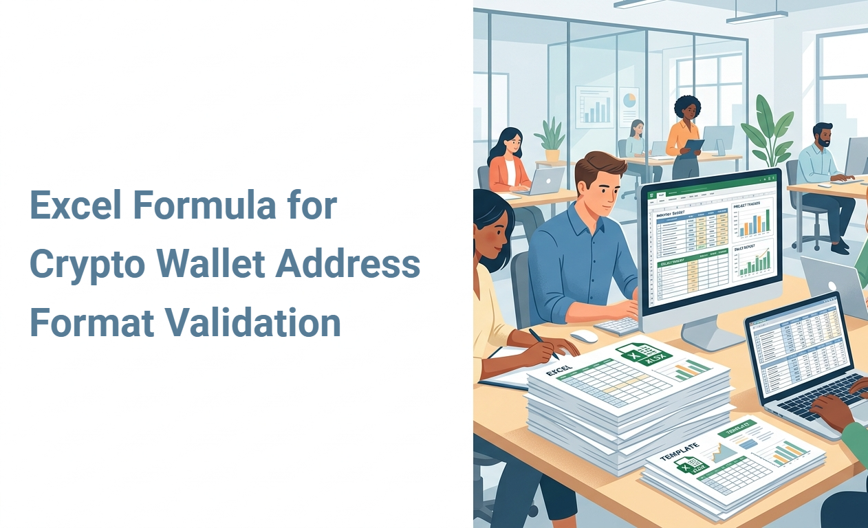 Excel Formula for Crypto Wallet Address Format Validation