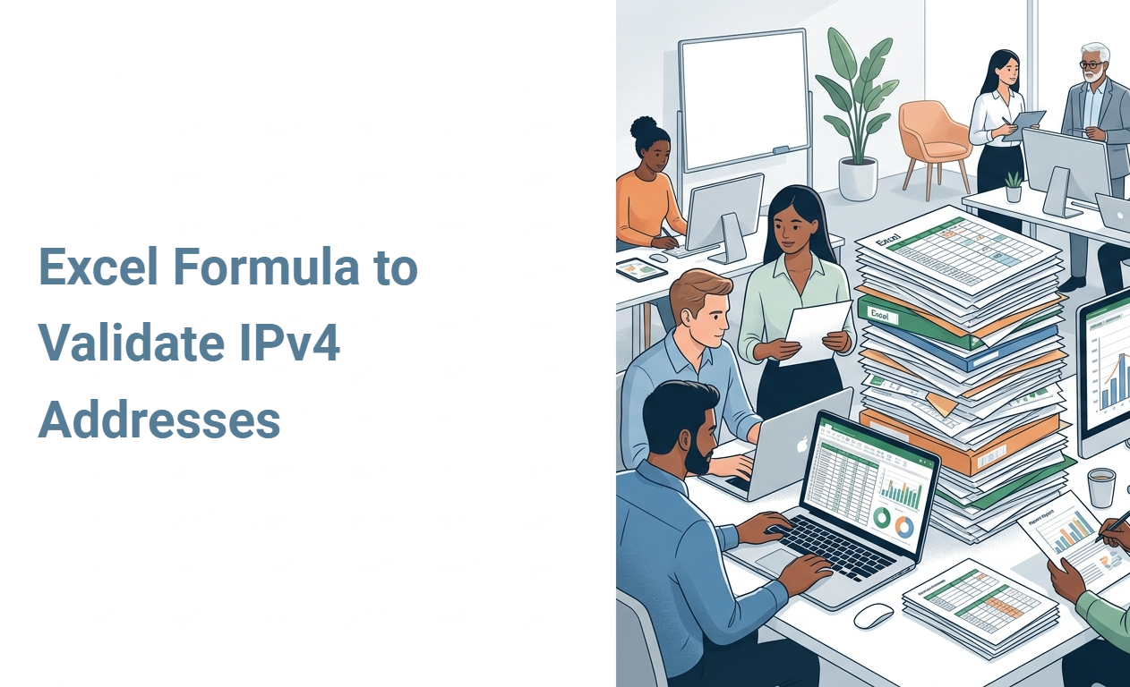 Excel Formula to Validate IPv4 Addresses