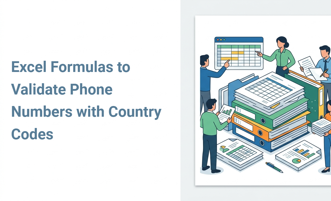 Excel Formulas to Validate Phone Numbers with Country Codes