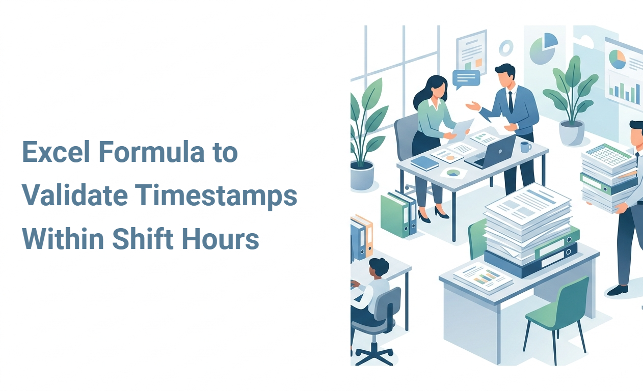 Excel Formula to Validate Timestamps Within Shift Hours